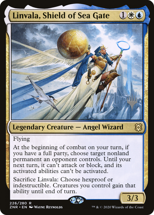 Linvala, Shield of Sea Gate (PPZNR-226P) - Zendikar Rising Promos Foil