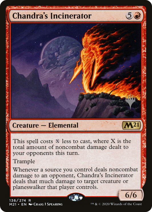 Chandra's Incinerator (PPM21-136) - Core Set 2021 Promos Foil