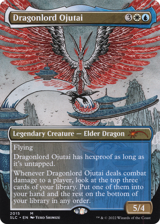 Dragonlord Ojutai (SLC-2015) - Secret Lair 30th Anniversary Countdown Kit (Borderless) Foil