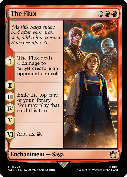 The Flux (WHO-086) - Doctor Who Foil