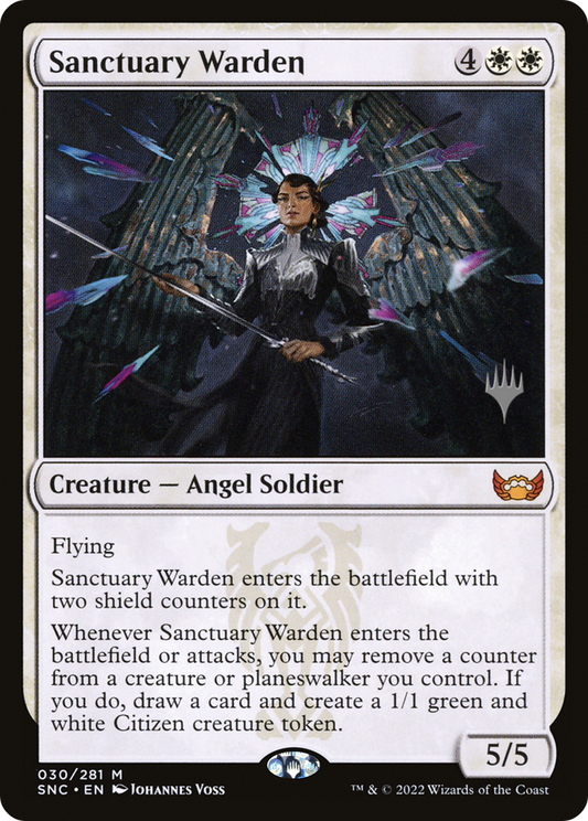Sanctuary Warden (PPSNC-030) - Streets of New Capenna Promos Foil