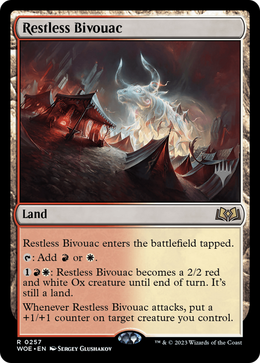 Restless Bivouac (PPWOE-257P) - Wilds of Eldraine Promos Foil