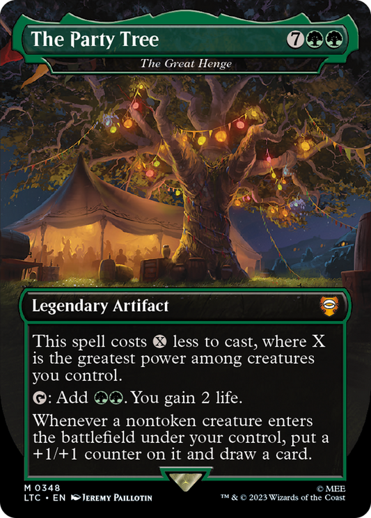 The Great Henge (LTC-348) - Tales of Middle-earth Commander / The Party Tree (Borderless)