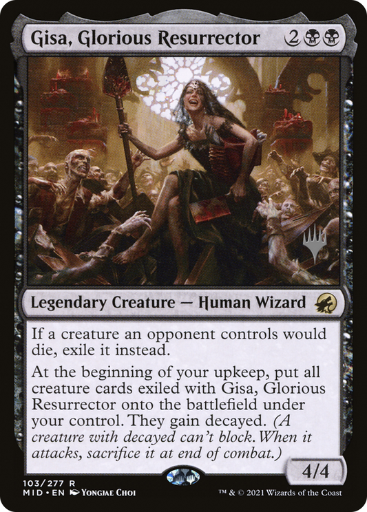 Gisa, Glorious Resurrector (PPMID-103P) - Innistrad: Midnight Hunt Promos