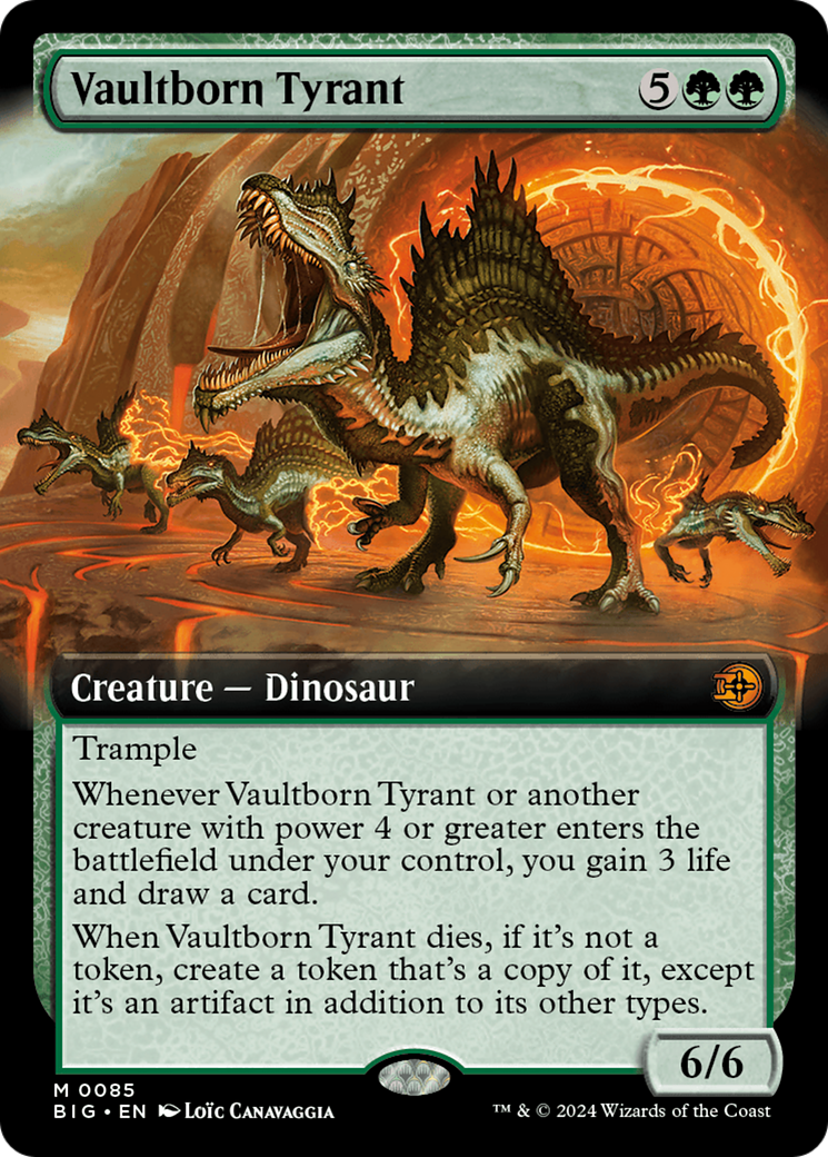 Vaultborn Tyrant (BIG-085) - The Big Score: (Extended Art) Foil