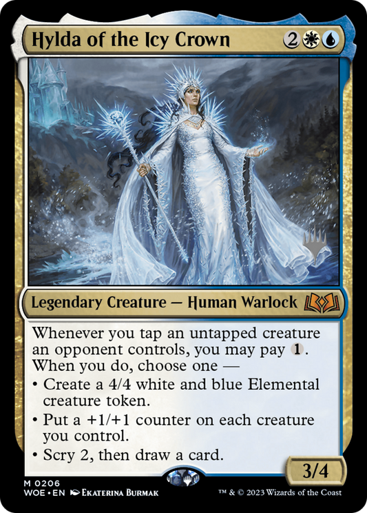 Hylda of the Icy Crown (PPWOE-206P) - Wilds of Eldraine Promos
