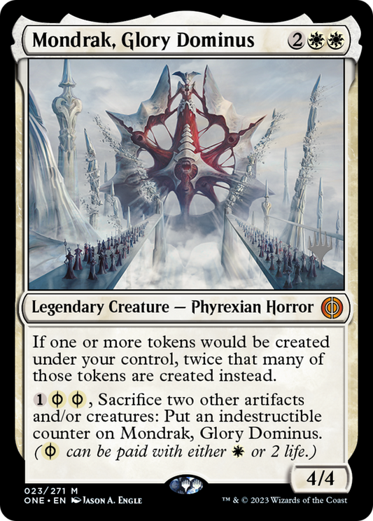 Mondrak, Glory Dominus (PPONE-023) - Phyrexia: All Will Be One Promos