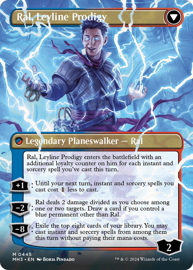 Ral, Monsoon Mage // Ral, Leyline Prodigy (MH3-445) - Modern Horizons 3 (Borderless)