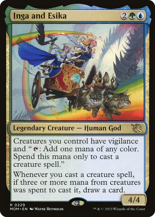Inga and Esika (MOM-229) - March of the Machine Foil