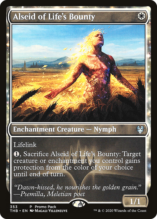 Alseid of Life's Bounty (PPTHB-353) - Theros Beyond Death: (enchantment) Foil