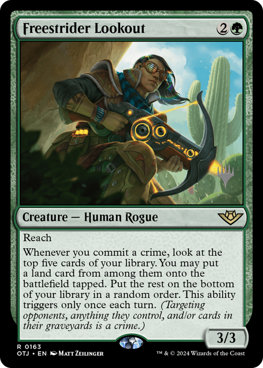 Freestrider Lookout (PPOTJ-163) - Outlaws of Thunder Junction Promos Foil
