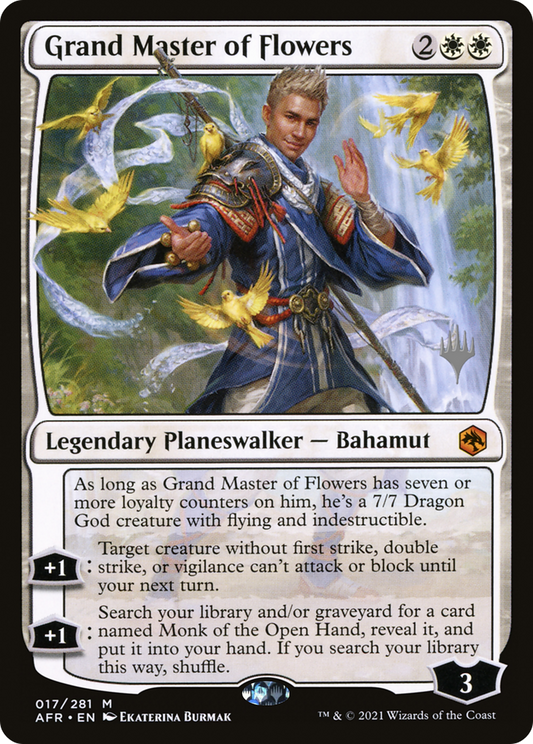 Grand Master of Flowers (PPAFR-017) - Adventures in the Forgotten Realms Promos