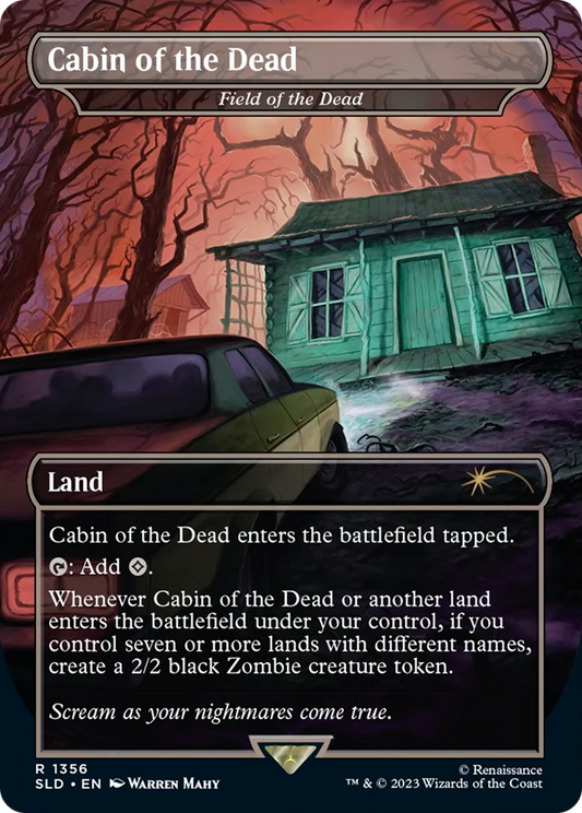 Field of the Dead (SLD-1356) - Secret Lair Drop / Cabin of the Dead (Borderless) Foil
