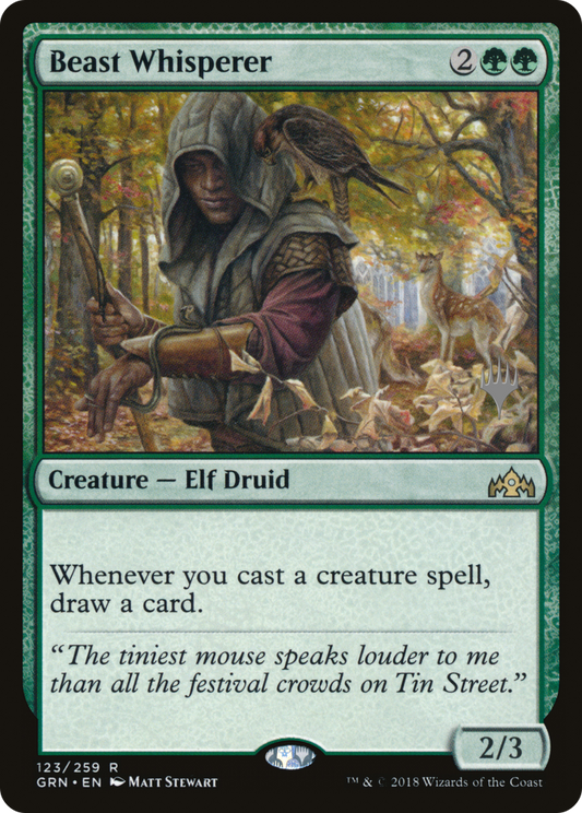 Beast Whisperer (PPELD-123) - Guilds of Ravnica Promos Foil