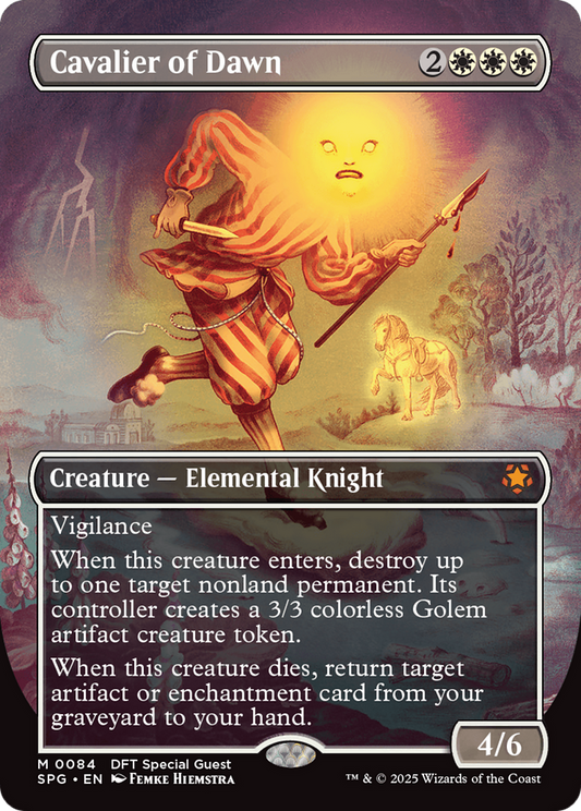 Cavalier of Dawn (SPG-084) - Special Guests (Borderless) Foil