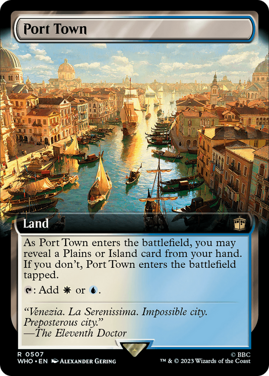 Port Town (WHO-507) - Doctor Who: (Extended Art) Foil