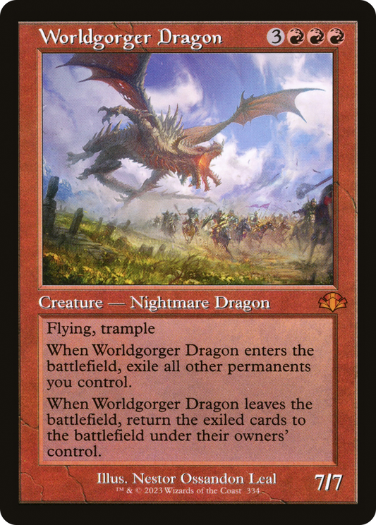 Worldgorger Dragon (DMR-334) - Dominaria Remastered Foil