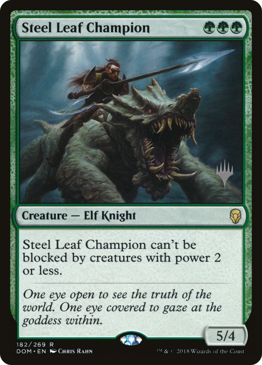 Steel Leaf Champion (PPM20-182) - Dominaria Promos