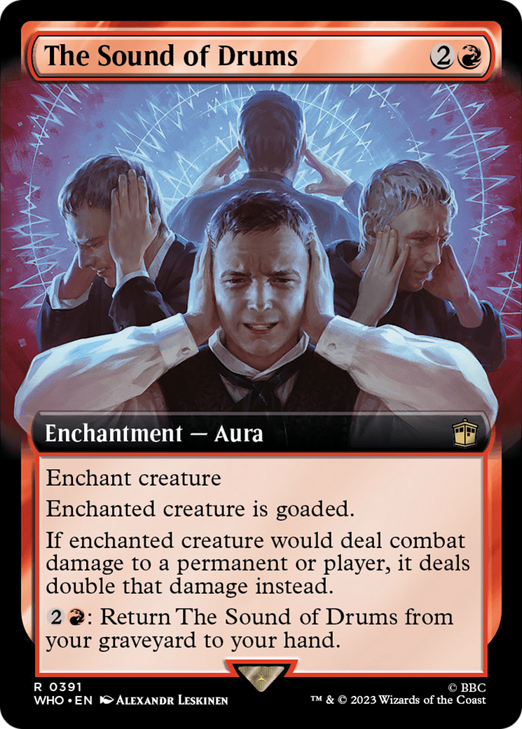 The Sound of Drums (WHO-391) - Doctor Who: (Extended Art) Foil
