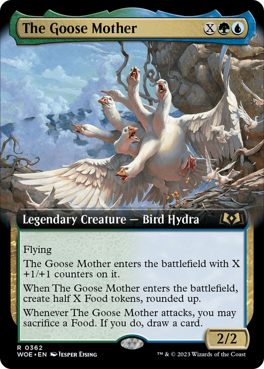 The Goose Mother (WOE-362) - Wilds of Eldraine: (Extended Art)