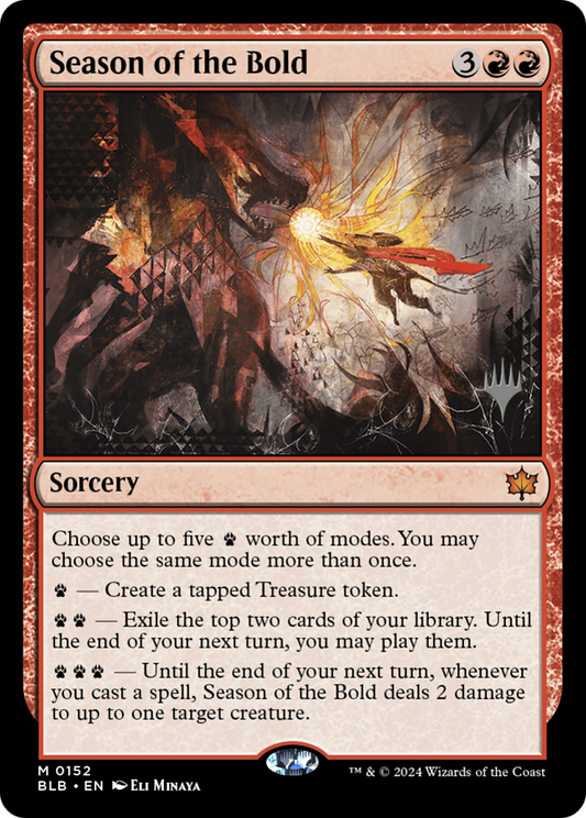 Season of the Bold (PPBLB-152) - Bloomburrow Promos Foil