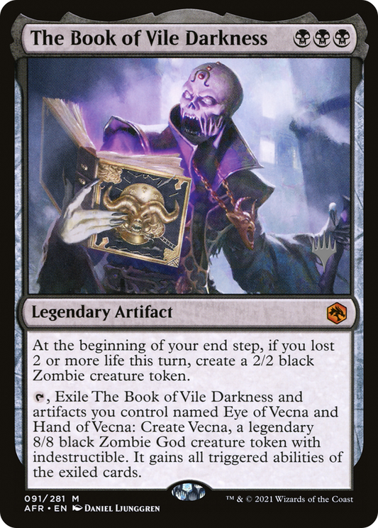 The Book of Vile Darkness (PPAFR-091) - Adventures in the Forgotten Realms Promos