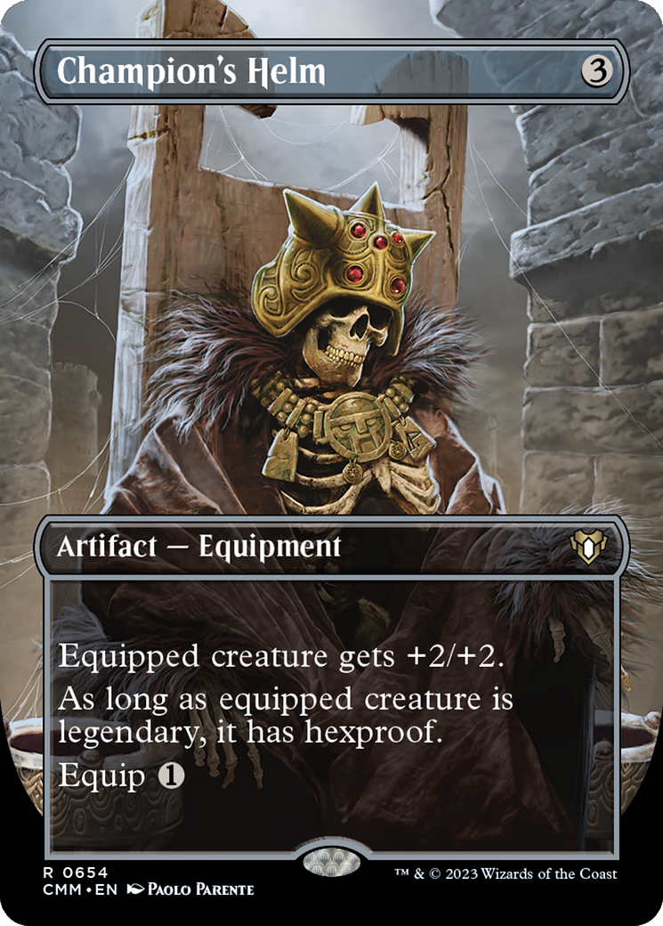 Champion's Helm (CMM-654) - Commander Masters (Borderless) Foil