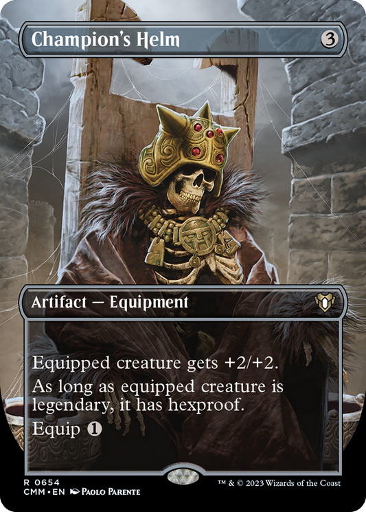 Champion's Helm (CMM-654) - Commander Masters (Borderless) Foil