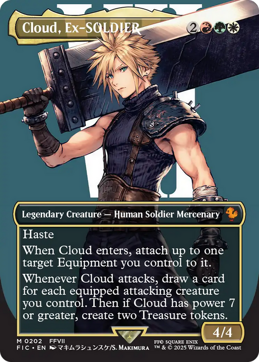 Cloud, Ex-SOLDIER (Borderless) (FIC-202) - Commander: FINAL FANTASY (Borderless)
