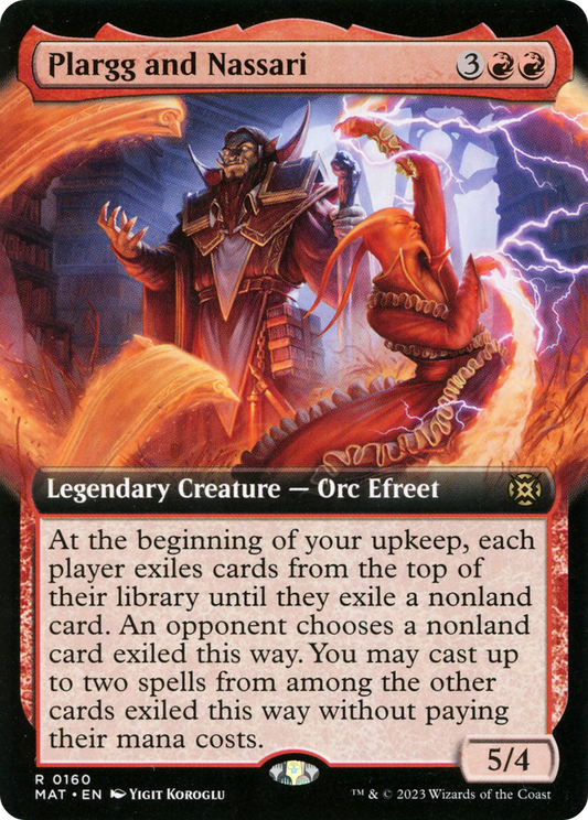 Plargg and Nassari (MAT-160) - March of the Machine: The Aftermath: (Extended Art) Foil
