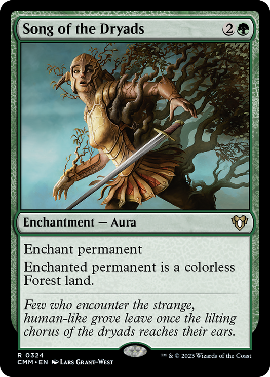 Song of the Dryads (CMM-324) - Commander Masters Foil