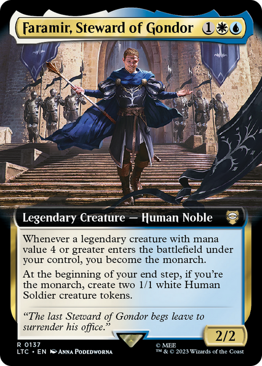 Faramir, Steward of Gondor (LTC-137) - Tales of Middle-earth Commander: (Extended Art)
