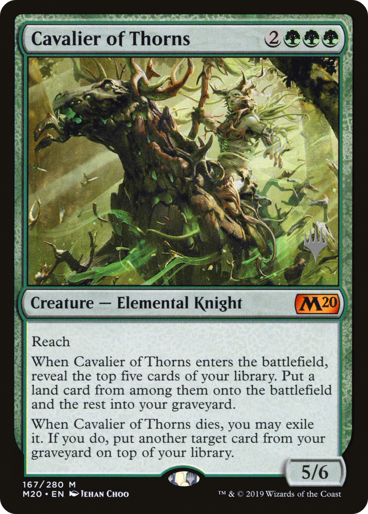 Cavalier of Thorns (PPM20-167) - Core Set 2020 Promos