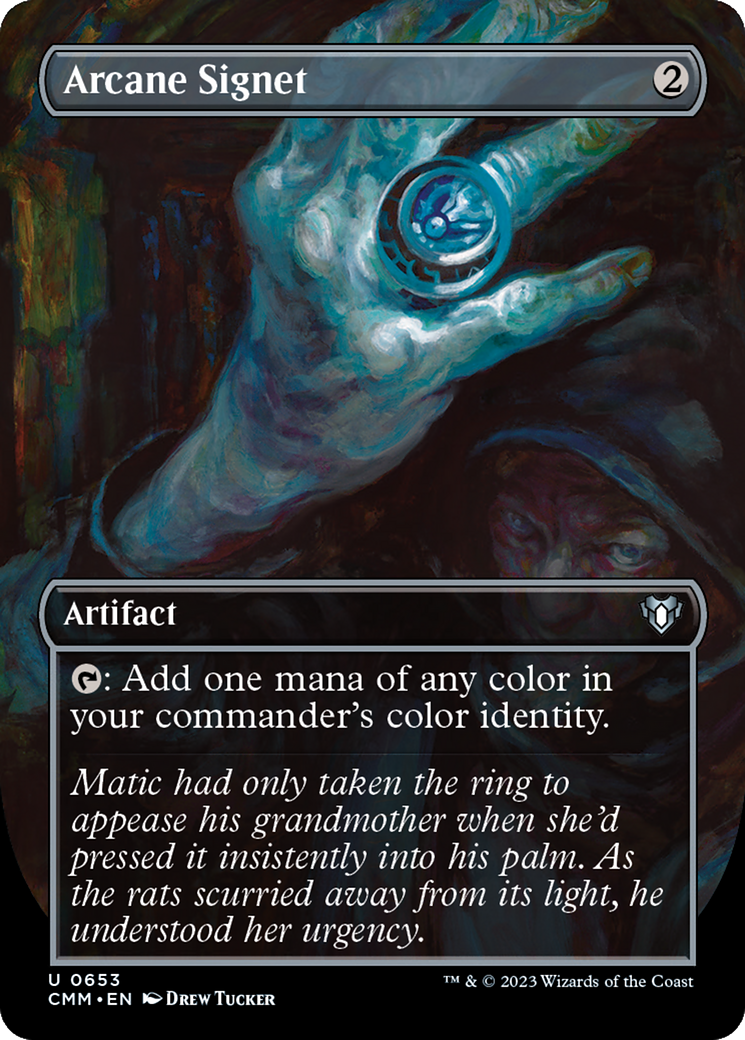Arcane Signet (CMM-653) - Commander Masters (Borderless)
