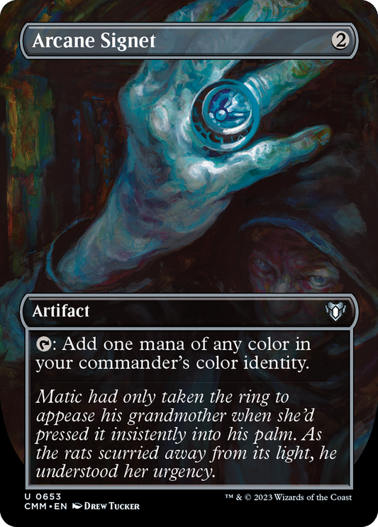 Arcane Signet (CMM-653) - Commander Masters (Borderless)