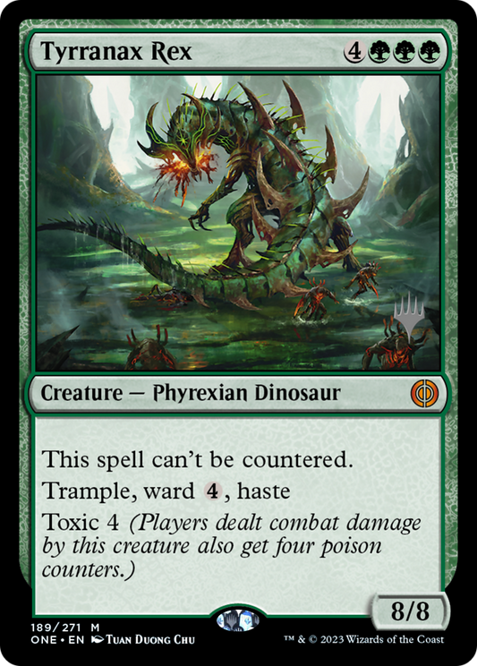 Tyrranax Rex (PPONE-189P) - Phyrexia: All Will Be One Promos Foil