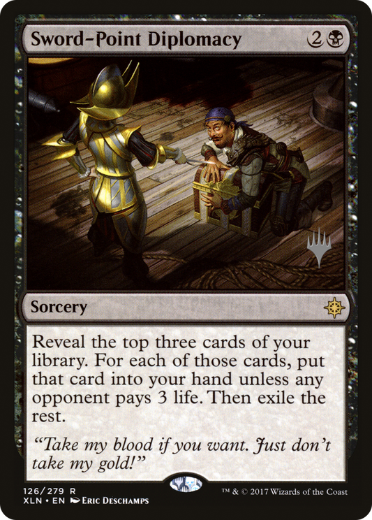 Sword-Point Diplomacy (PPM20-126) - Ixalan Promos Foil
