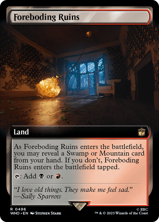 Foreboding Ruins (WHO-496) - Doctor Who: (Extended Art)