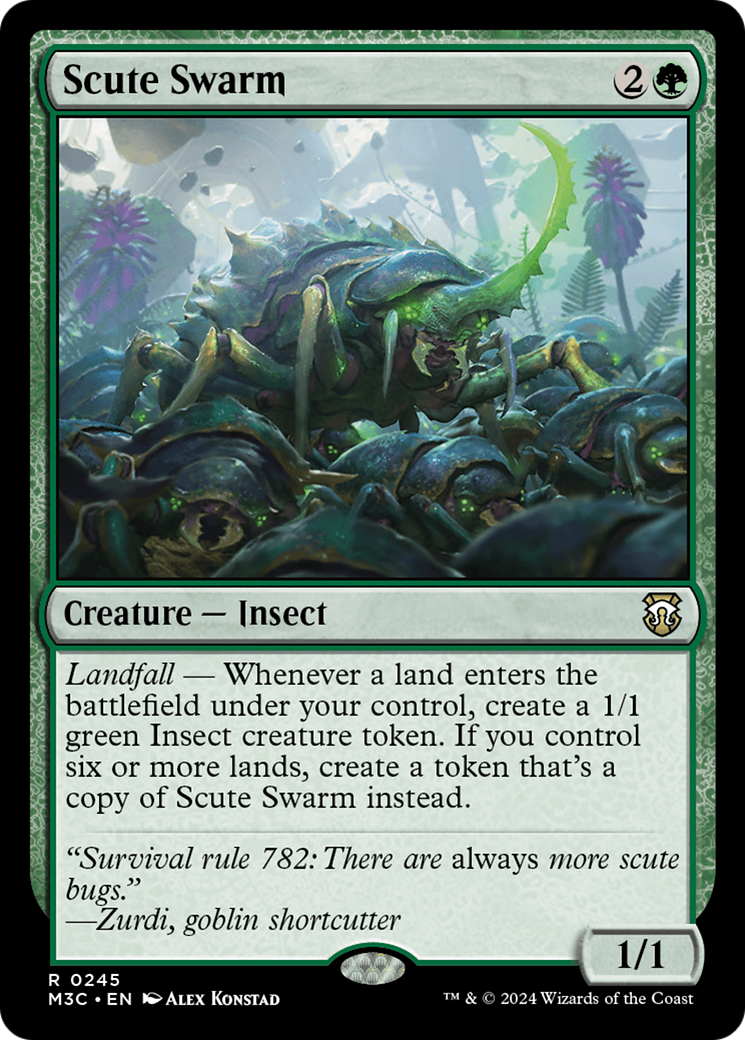 Scute Swarm (M3C-245) - Modern Horizons 3 Commander