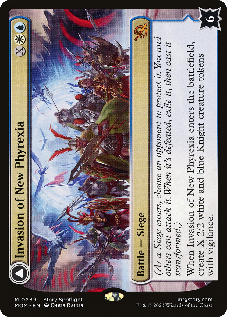 Invasion of New Phyrexia // Teferi Akosa of Zhalfir (MOM-239) - March of the Machine Foil