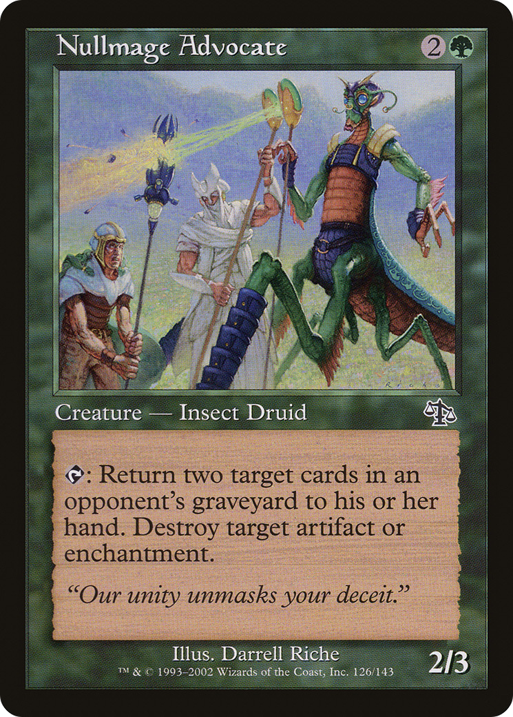 Nullmage Advocate (JUD-126) - Judgment Foil