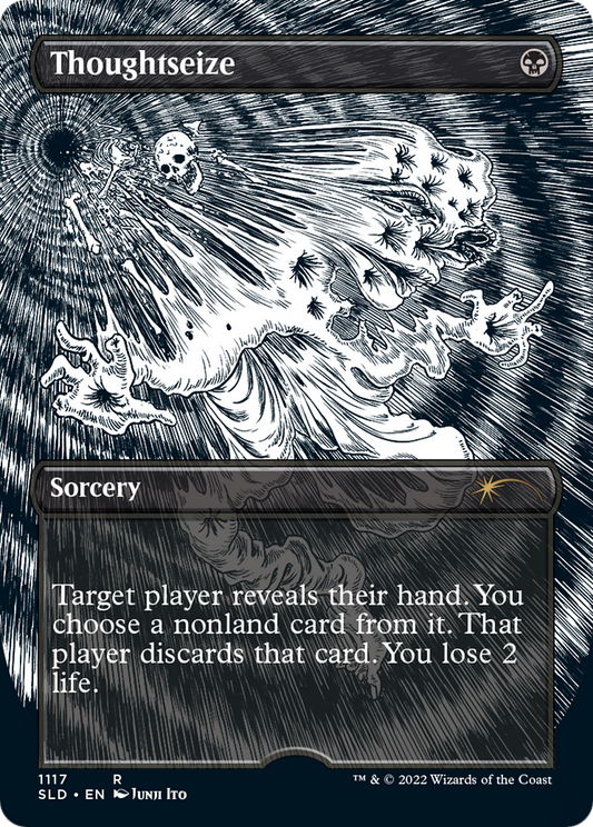 Thoughtseize (SLD-1117) - Secret Lair Drop (Borderless)