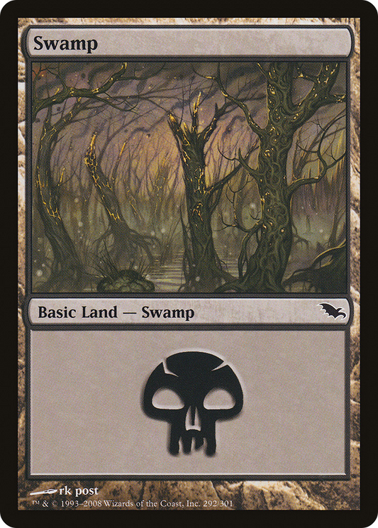 Swamp (SHM-292) - Shadowmoor Foil