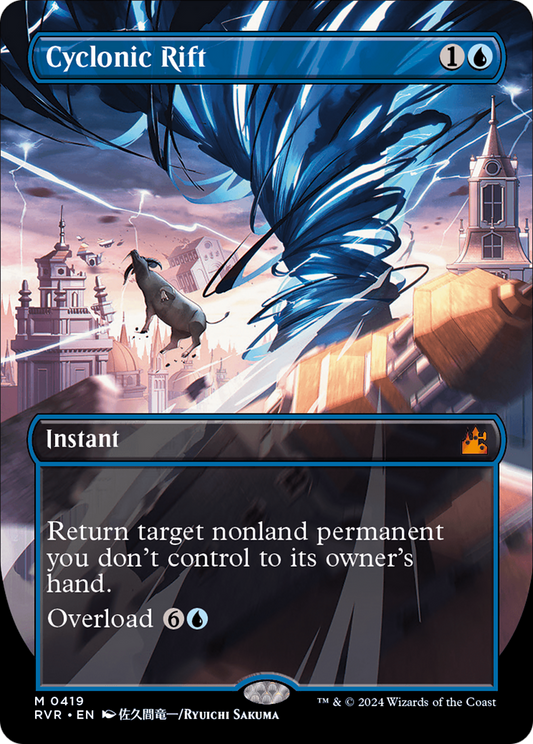 Cyclonic Rift (RVR-419) - Ravnica Remastered (Borderless) Foil