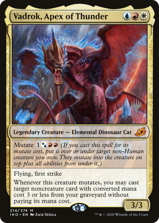 Vadrok, Apex of Thunder (PPIKO-214) - Ikoria: Lair of Behemoths Promos Foil