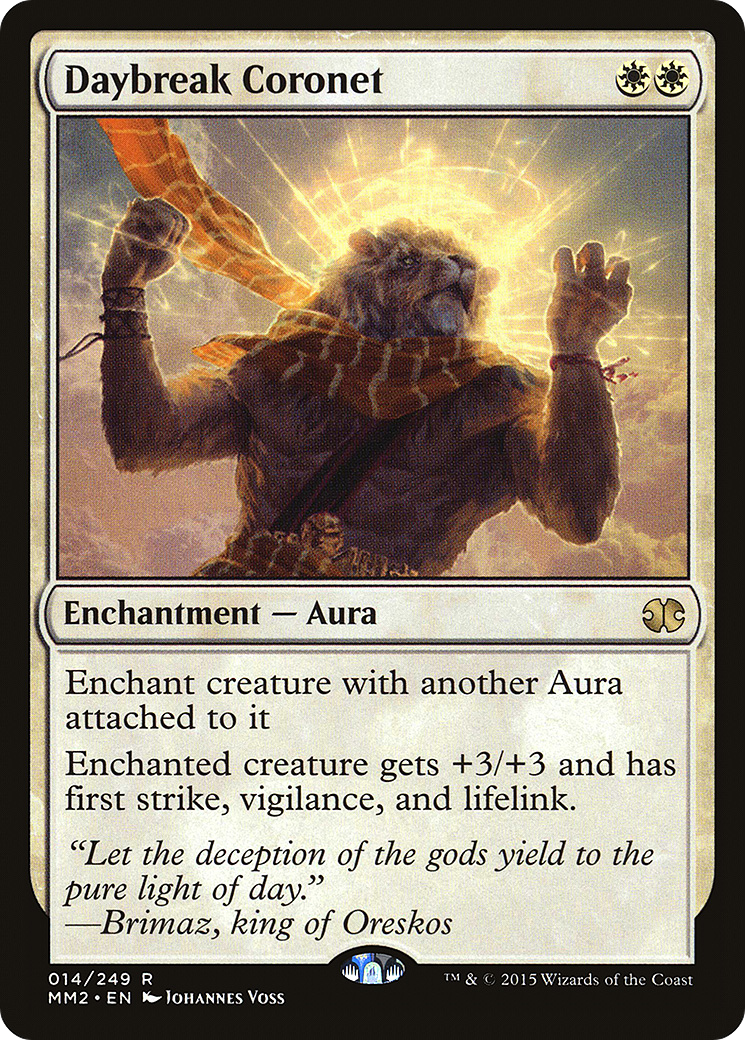 Daybreak Coronet (MM2-014) - Modern Masters 2015