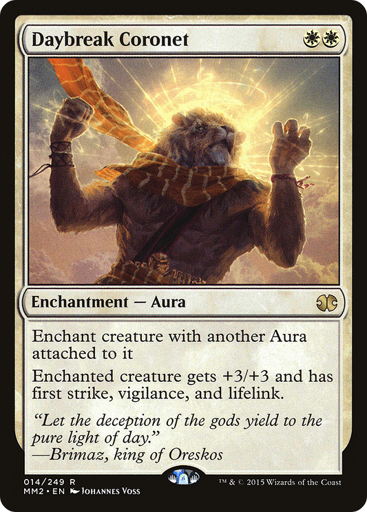 Daybreak Coronet (MM2-014) - Modern Masters 2015