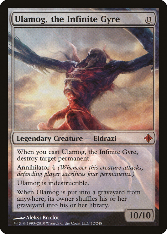 Ulamog, the Infinite Gyre (ROE-012) - Rise of the Eldrazi Foil