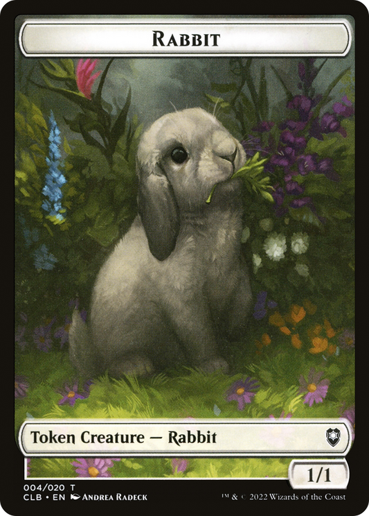 Rabbit (CLB-004) - Battle for Baldur's Gate Tokens