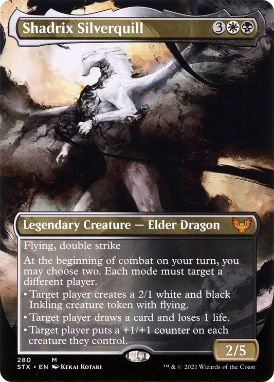 Shadrix Silverquill (STX-280) - Strixhaven: School of Mages (Borderless)